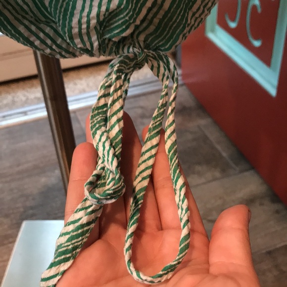 Universal Thread Seersucker Tank Top Green/White - Picture 4 of 8